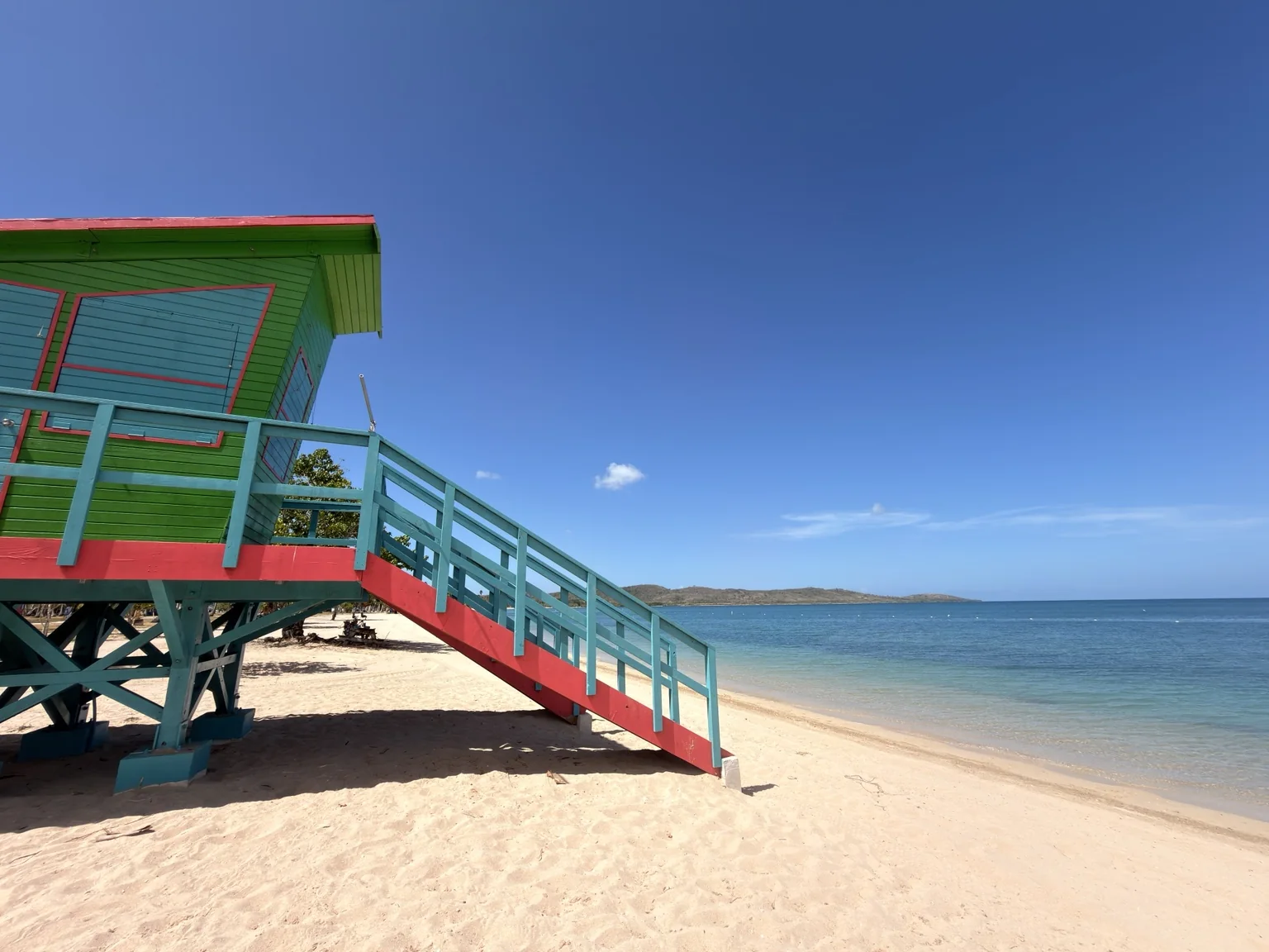 Colorful beach house