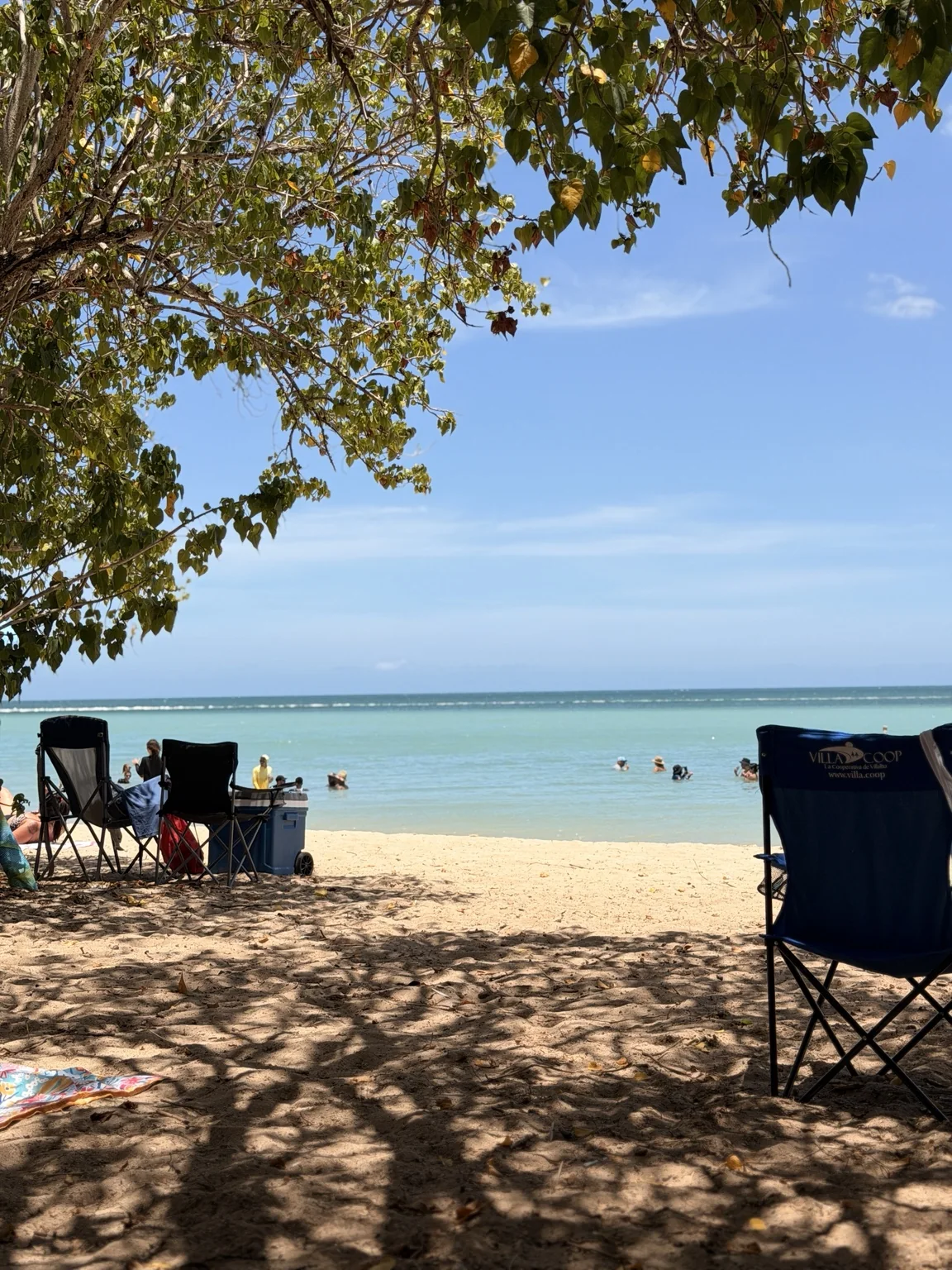 Calm beach near Villa Leddy